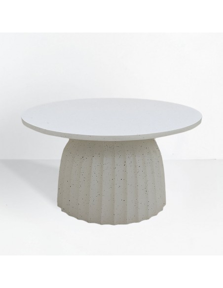 TOLEDO COFFEE TABLE WHITE WITH PATTERN 60x60xH38cm
