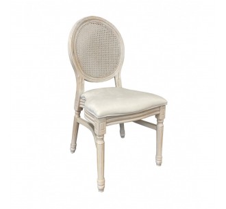 Cane Chair Antique Wooden Stacking Chair