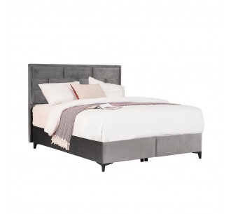 BRICK BED WITH STORAGE (FOR MATTRESS 160x200cm) GREY 07-450 165x215xH121cm