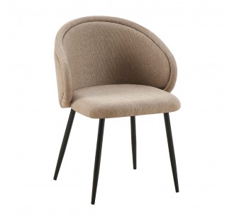 FIGARO ΠΟΛΥΘΡΟΝΑ BEIGE 58x58,5xH78,5cm