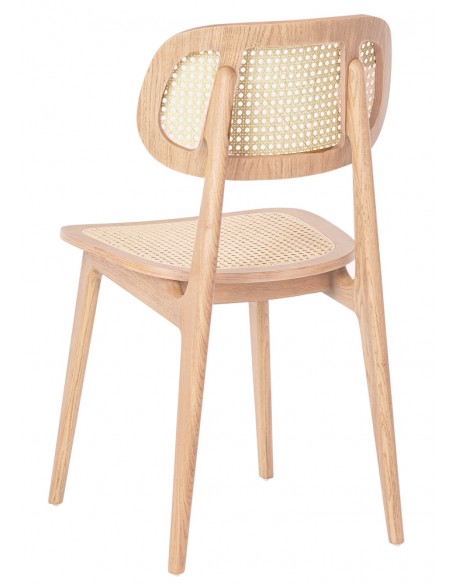 Tracy wooden chair with straw - 2 years guarantee  | Avant Garde