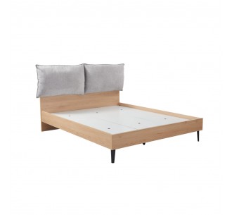 NEON BED (FOR MATTRESS 160x200cm) NATURAL 167x207xH105cm