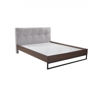 INSPIRE BED (FOR MATTRESS 160x200cm) WALNUT 160x200cm