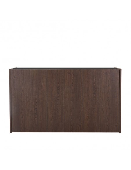 NUEZ ΜΠΟΥΦΕΣ 3ΠΟΡΤΕΣ ΚΑΡΥΔΙ ΜΑΥΡΟ 156x45xH85cm