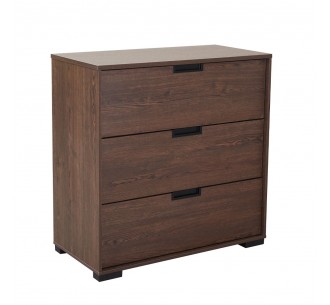 INSPIRE PEDESTAL 3DRAWERS WALNUT 80x39xH80cm