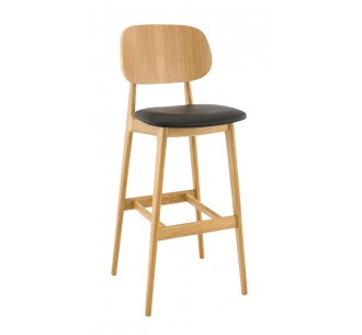 Lina Sg Wooden Barstool