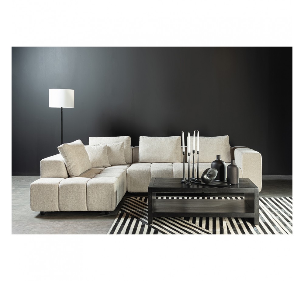 TOMOS SOFA CORNER LEFT BEIGE LEGASY 15 298x200xH85cm