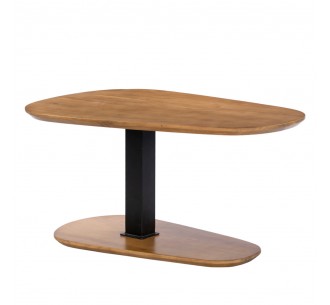LEVEL COFFEE TABLE WALNUT BLACK 95x65xH48cm
