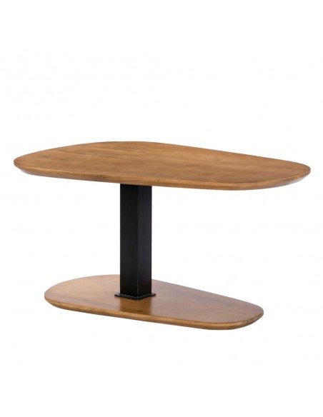 LEVEL COFFEE TABLE ΚΑΡΥΔΙ ΜΑΥΡΟ 95x65xH48cm