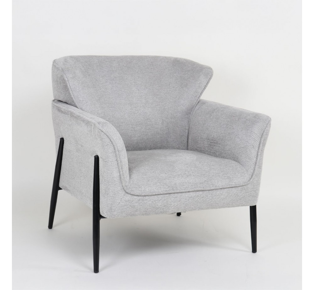LENON ΠΟΛΥΘΡΟΝΑ ΓΚΡΙ 83x83xH85cm