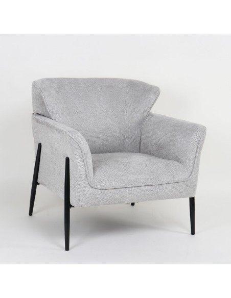 LENON ΠΟΛΥΘΡΟΝΑ ΓΚΡΙ 83x83xH85cm