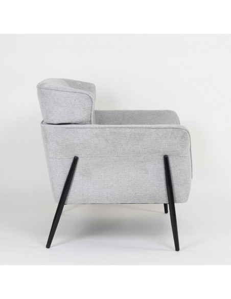 LENON ΠΟΛΥΘΡΟΝΑ ΓΚΡΙ 83x83xH85cm