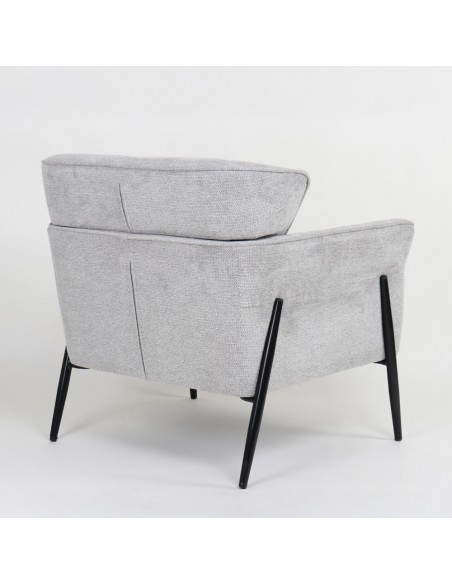 LENON ΠΟΛΥΘΡΟΝΑ ΓΚΡΙ 83x83xH85cm
