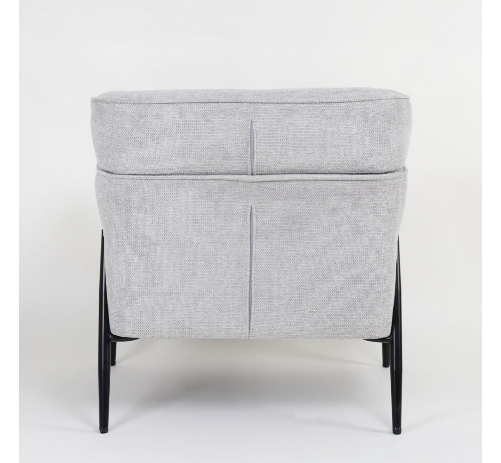 LENON ΠΟΛΥΘΡΟΝΑ ΓΚΡΙ 83x83xH85cm