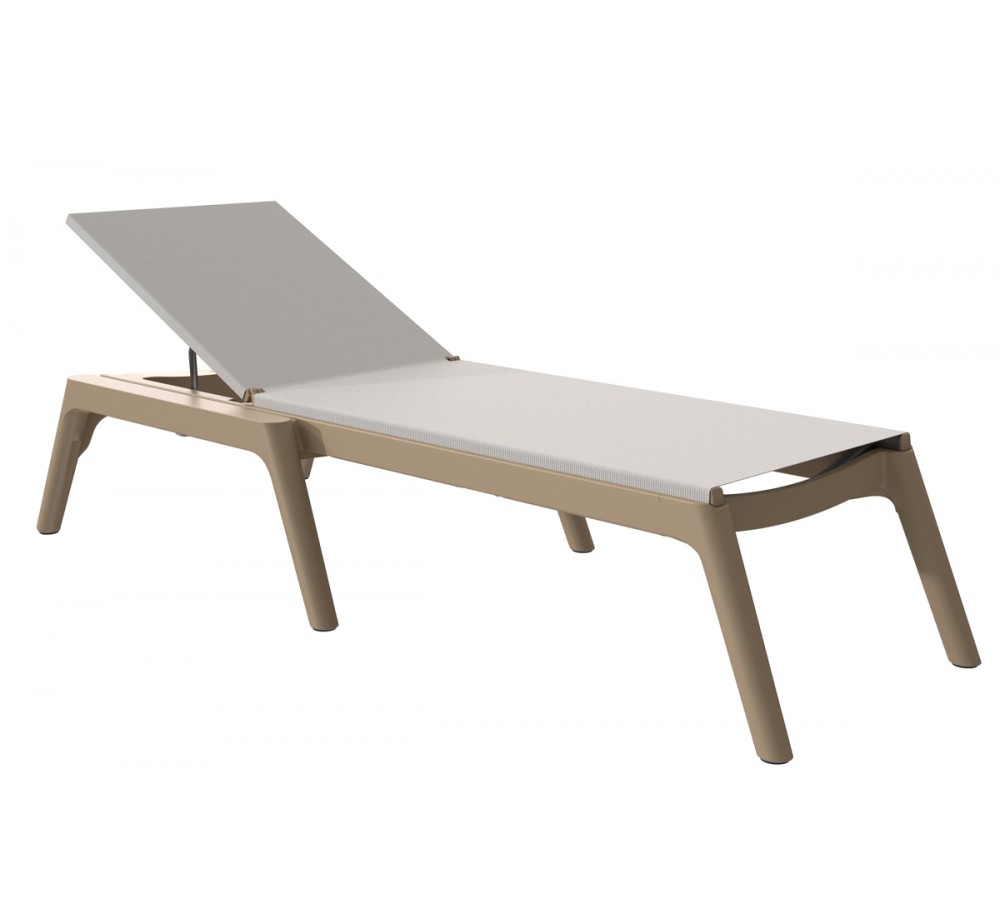 Provence Polypropylene Sunlounger | Grosfillex
