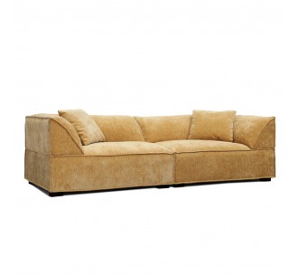 RULER SOFA 3SEAT MUSTARD 243x101xH69cm