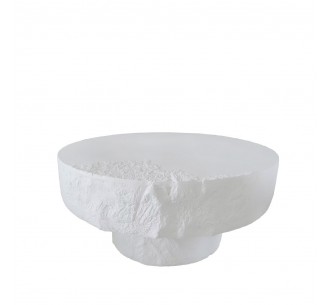 SORRENTO COFFEE TABLE WHITE WITH MARBLE PATTERN 91,5x91,5xH45cm