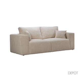 BULLET ΚΑΝΑΠΕΣ 3ΘΕΣΙΟΣ OFF WHITE AMBIENCE 02 232x101xH92cm