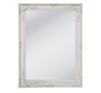 ROMANTIC MIRROR WHITE ANTIQUE 60x3xΗ80cm