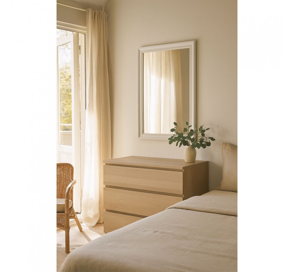 FRAME ΚΑΘΡΕΠΤΗΣ ΛΕΥΚΟ 60x3xH80cm