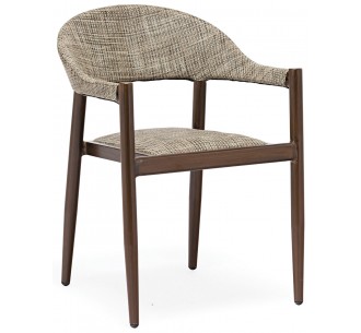 Andrea aluminum armchair