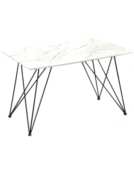 KRYSTAL 80x120 metal table - 2 years guarantee | Avant Garde
