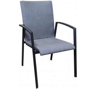 Paolina aluminium armchair