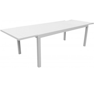 Valetta aluminum extendable table