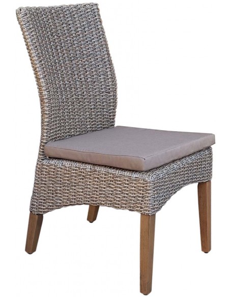 Maddox chair wood-wicker - 2 years guarantee | Avant Garde