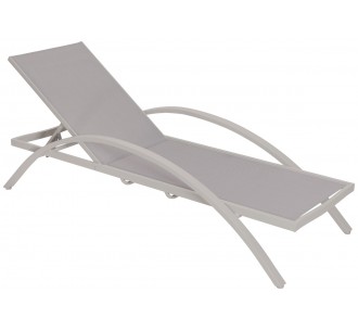 Girona sunbed aluminum textilene