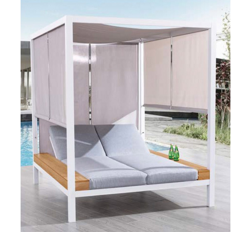 Fiorella aluminum daybed -2 years guarantee | Avant Garde design