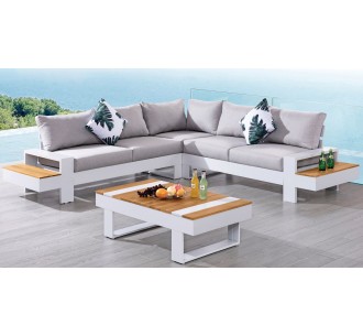 Allegra corner set αλουμινίου με polywood