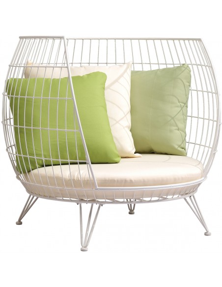 Circle πολυθρόνα lounge μεταλλική - 2 χρόνια εγγύηση | Avant Garde design