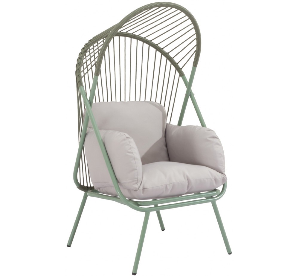LILY πολυθρόνα lounge μεταλλική  | Avant Garde design SA