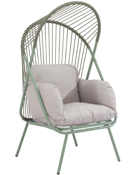 LILY πολυθρόνα lounge μεταλλική  | Avant Garde design SA