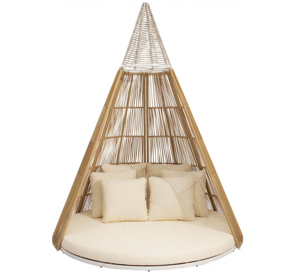 Sunrise  Aluminum & Wicker Daybed | Avant Garde design SA