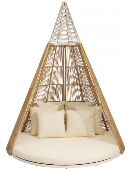 Sunrise  Aluminum & Wicker Daybed | Avant Garde design SA