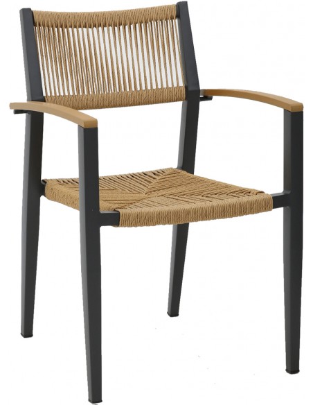 Mars Outdoor Aluminium Rope Chair - Welded Frame | Avant Garde