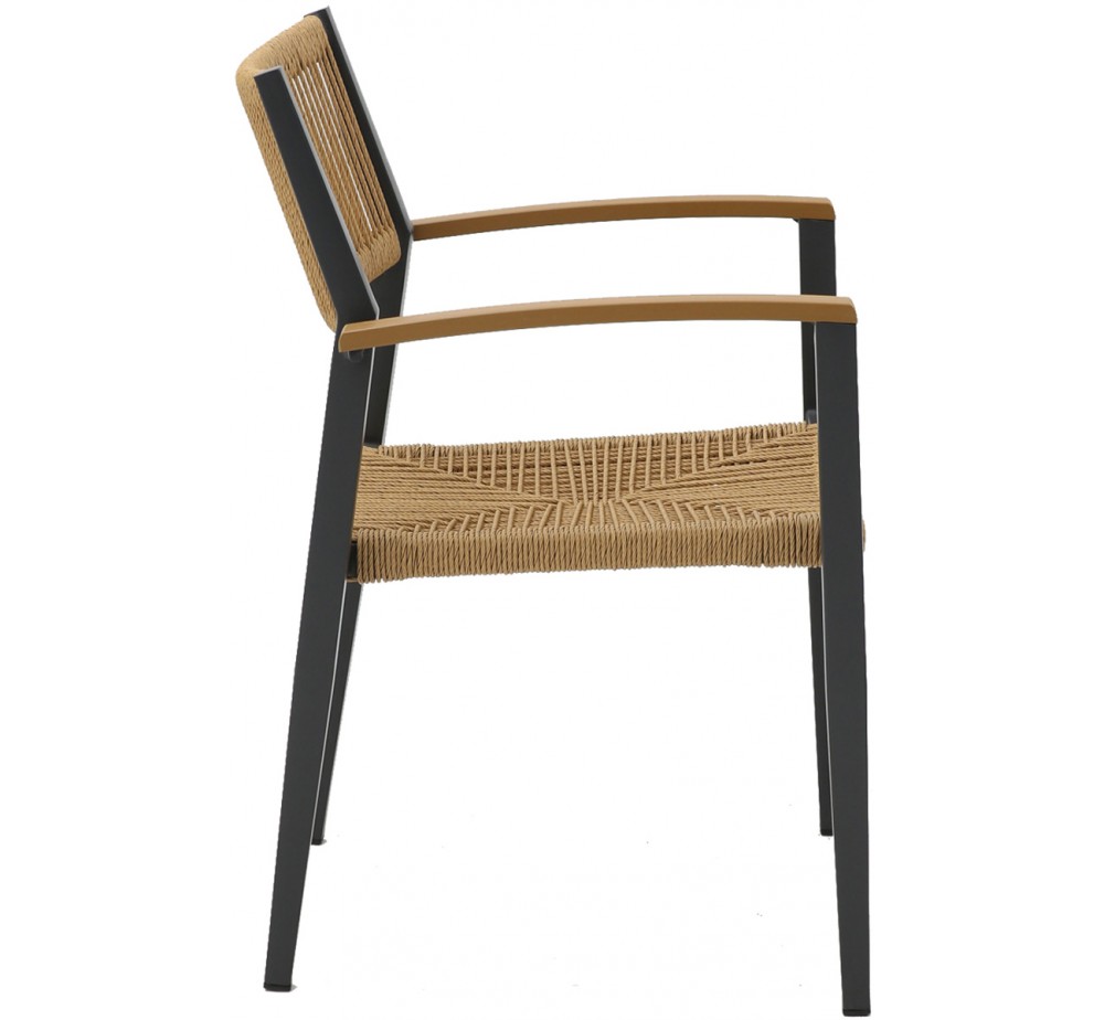 Mars Outdoor Aluminium Rope Chair - Welded Frame | Avant Garde