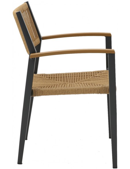Mars Outdoor Aluminium Rope Chair - Welded Frame | Avant Garde
