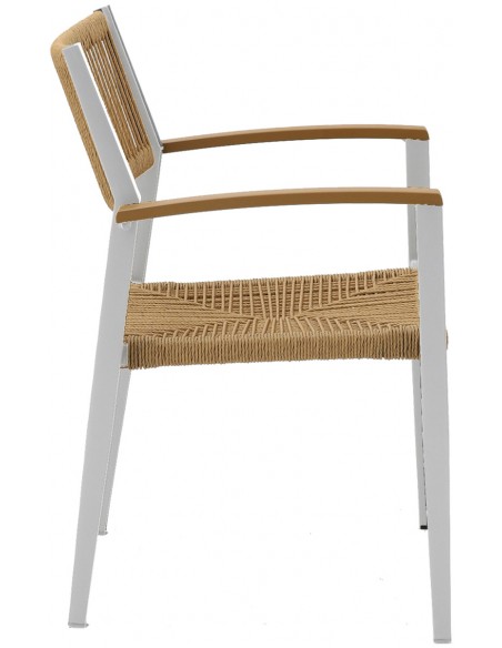 Mars Outdoor Aluminium Rope Chair - Welded Frame | Avant Garde