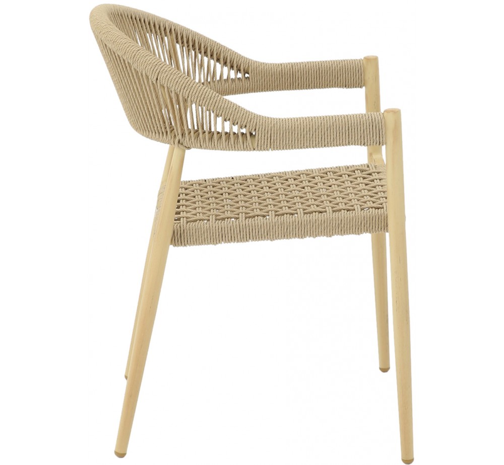 Adina armchair aluminum-rope | Avant Garde design
