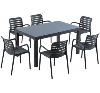 Parma dining set 7pcs by Novussi | Avant Garde