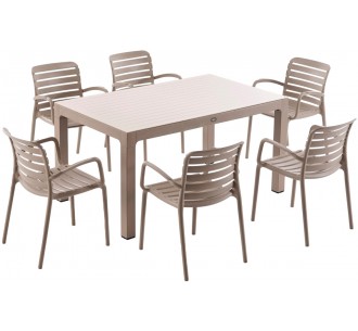 Parma dining set 7pcs