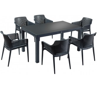 Boom dining 7pcs/set 150x90 by Novussi | Avant Garde