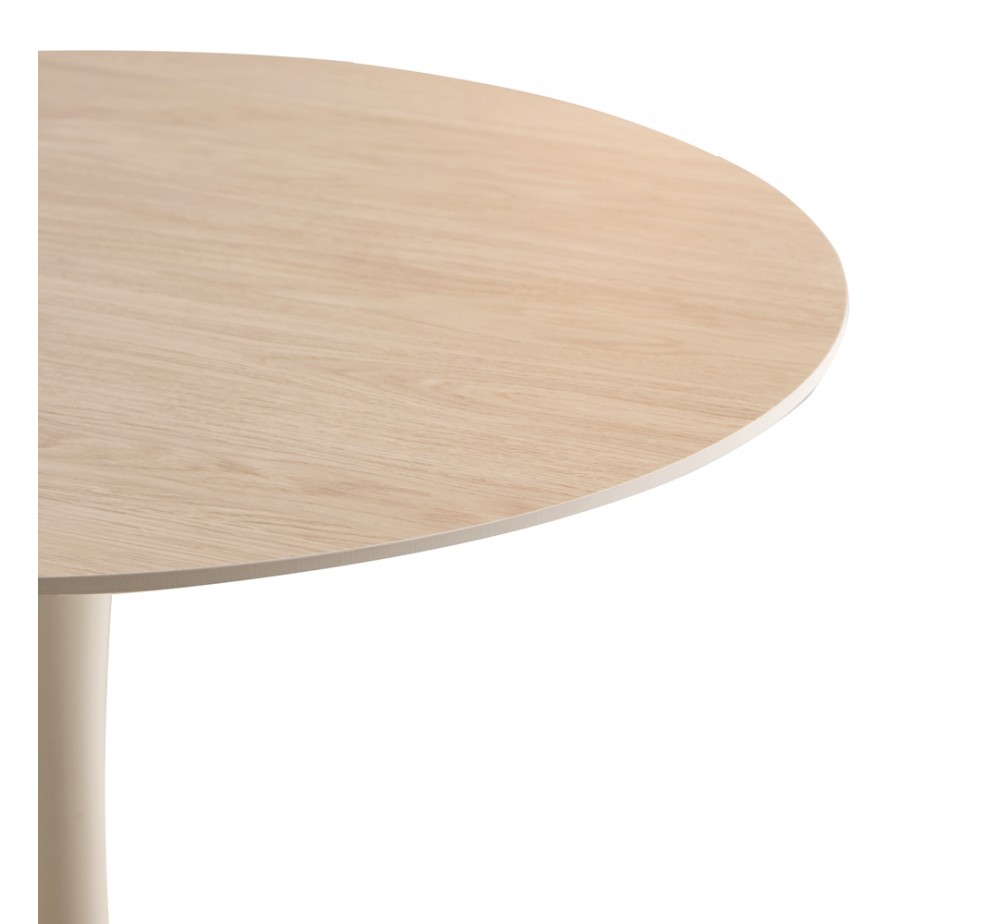 KNOT ΤΡΑΠΕΖΙ ΡΟΤΟΝΤΑ OAK 90x90xH75cm
