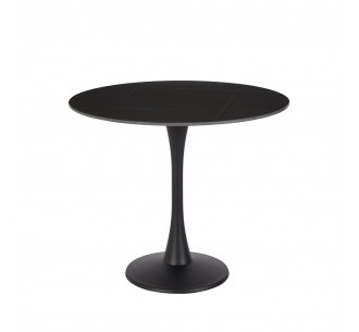 LAVA TABLE ROUND TABLE BLACK 90x90xH75cm