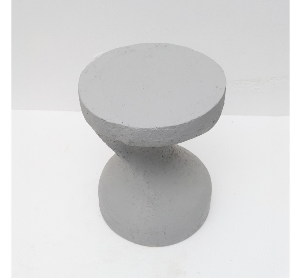 INDUSTRIAL SIDE TABLE ΛΕΥΚΟ 39,5x39,5xH52,5cm