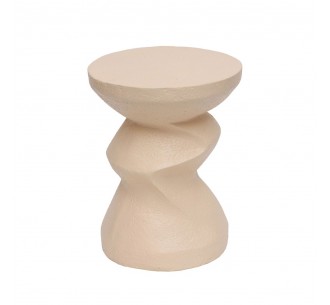 LATTE SIDE TABLE BEIGE 40,5x40,5xH51cm