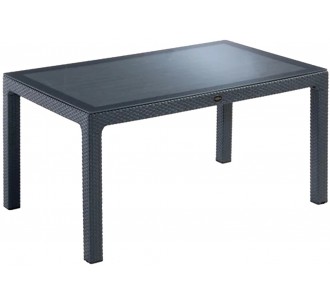 Defence 150 table with glass